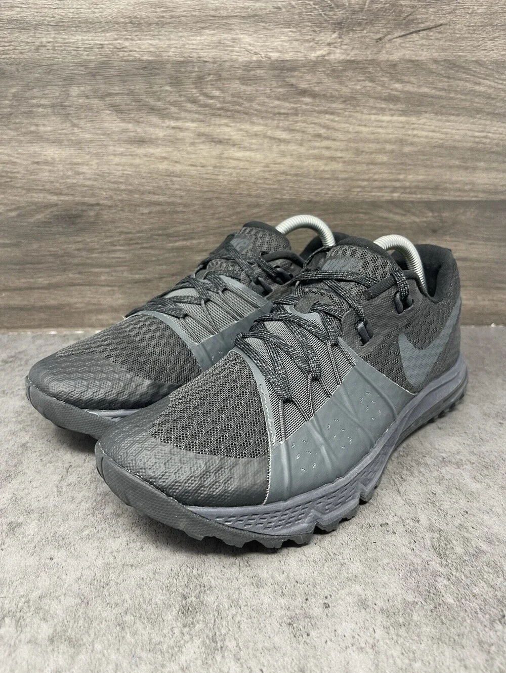 Nike Air Zoom Wildhorse 4 Trail Sneakers Womens Size 9 Black Athletic Running